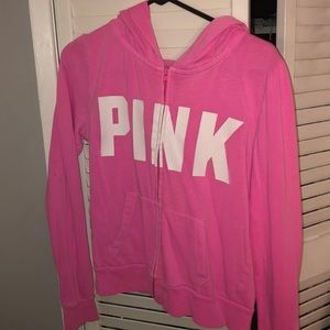 pink full zip